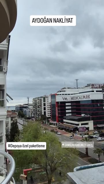 Samsun'daki apartman ve konutların yüksek açıdan görüntüsü; Aydoğan Nakliyat'ın şehir içi ev taşıma bölgesini gösteren Reels videosu.